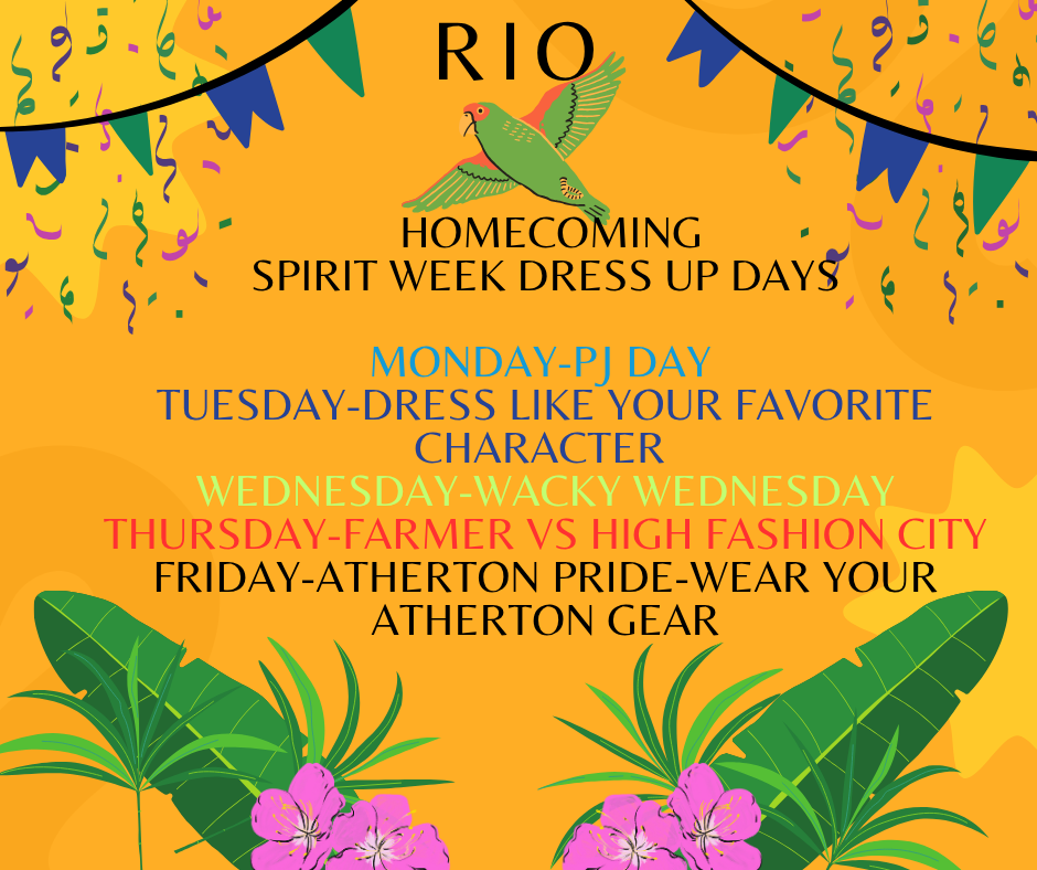 HOMECOMING SPIRIT WEEK!