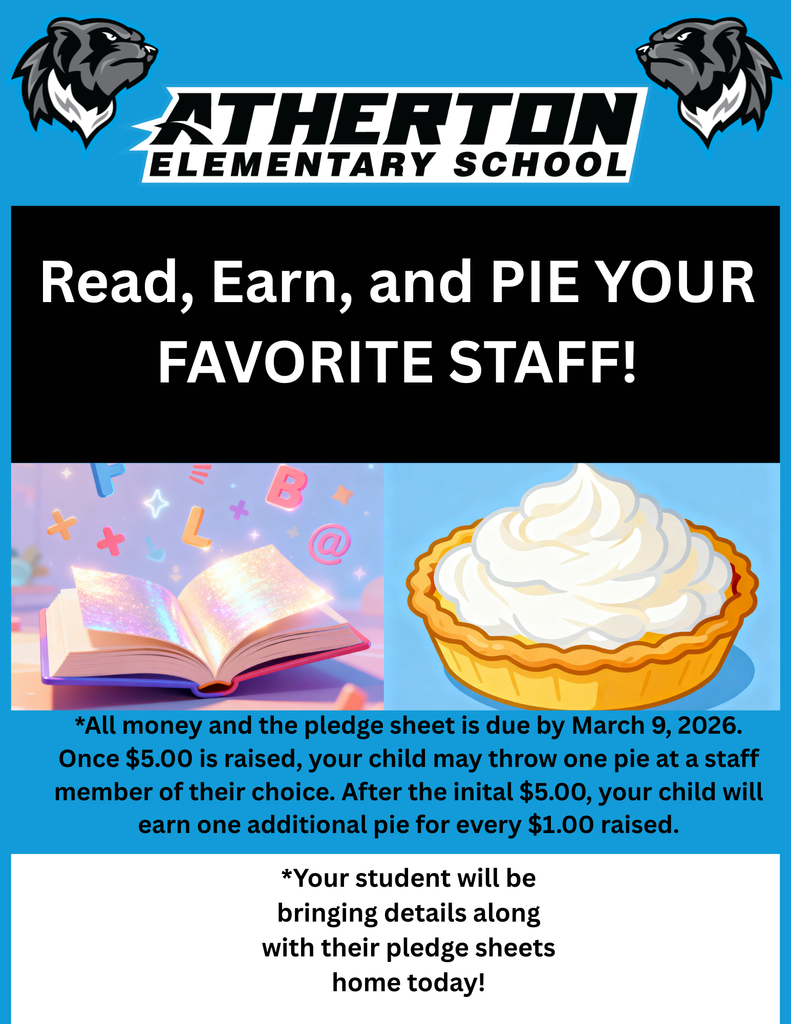 Your student will be coming home with more information today!