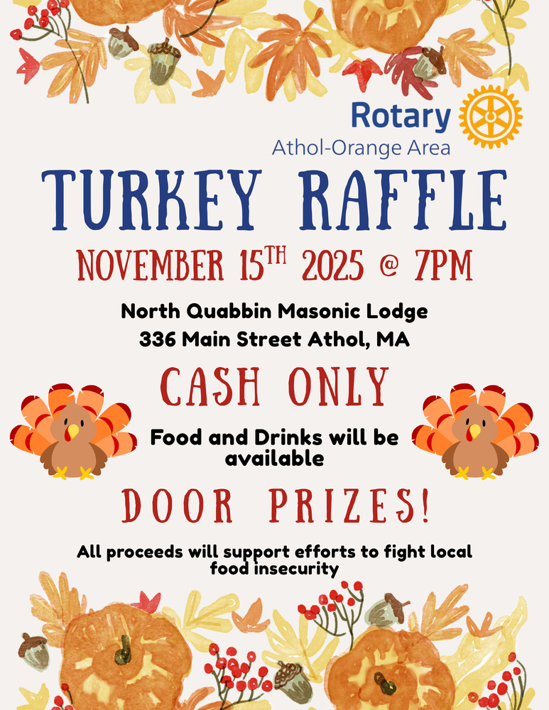 Turkey Raffle November 15
