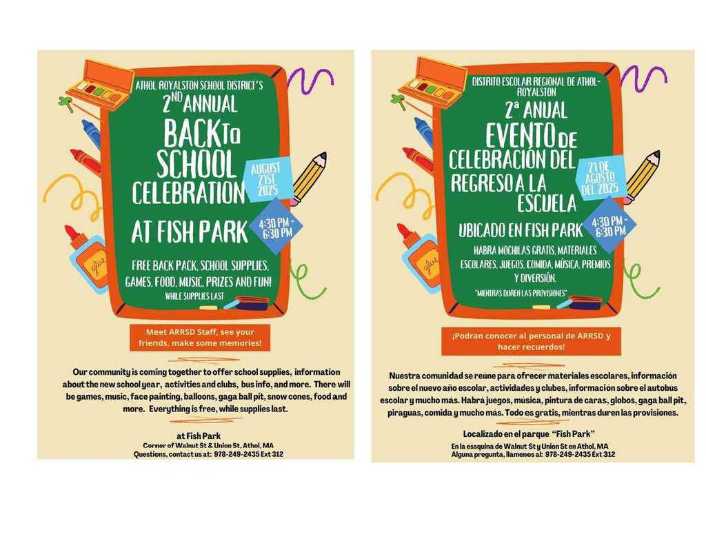 Back to School Celebration Flyer 2025