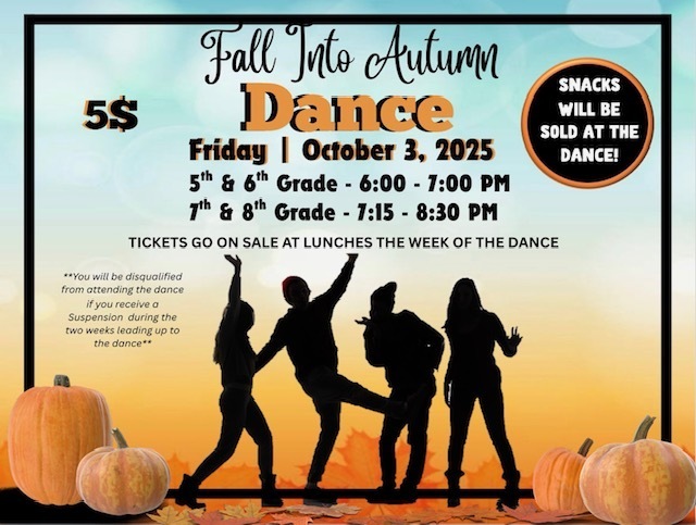 Fall Into Autumn Dance, Friday October 3, 2025