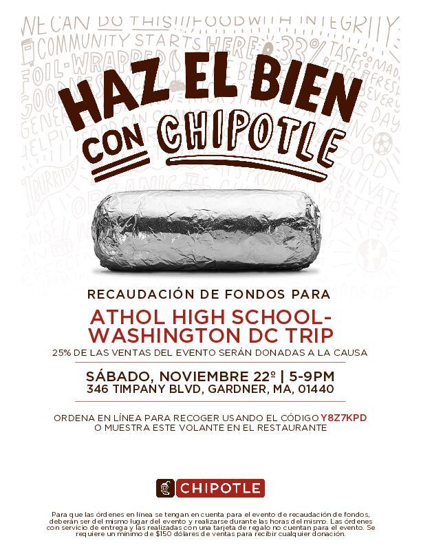 chipotle flyer spanish