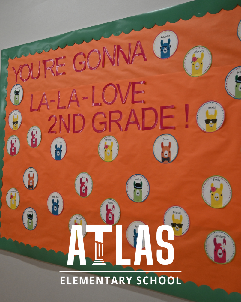 you're gonna la-la-love 2nd grade bulletin board