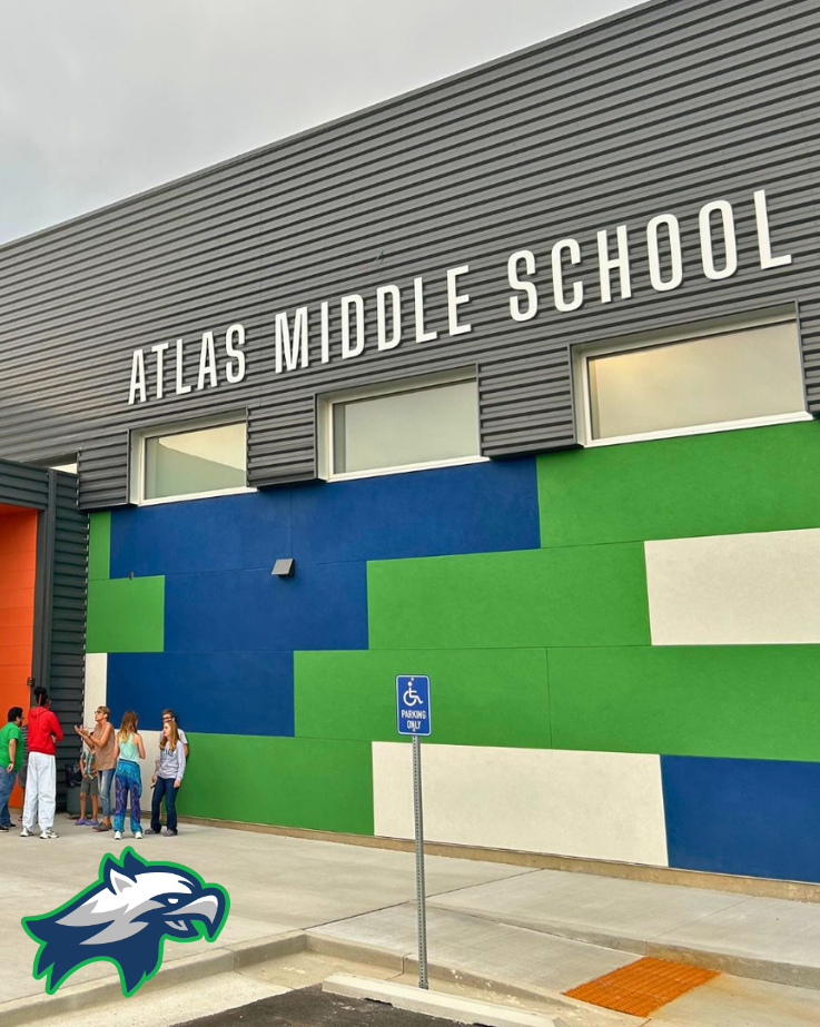 outside of atlas middle school building