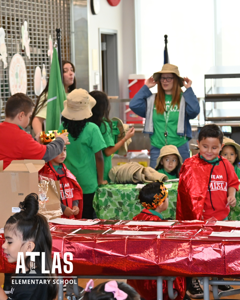 students assemble during sorting ceremony