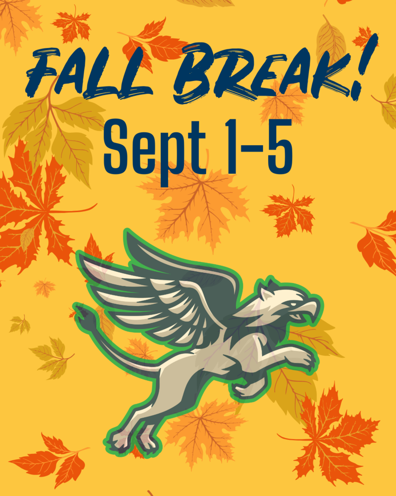 fall break sept 1-5