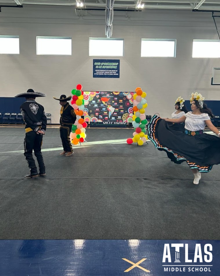 People Dance in festive dress