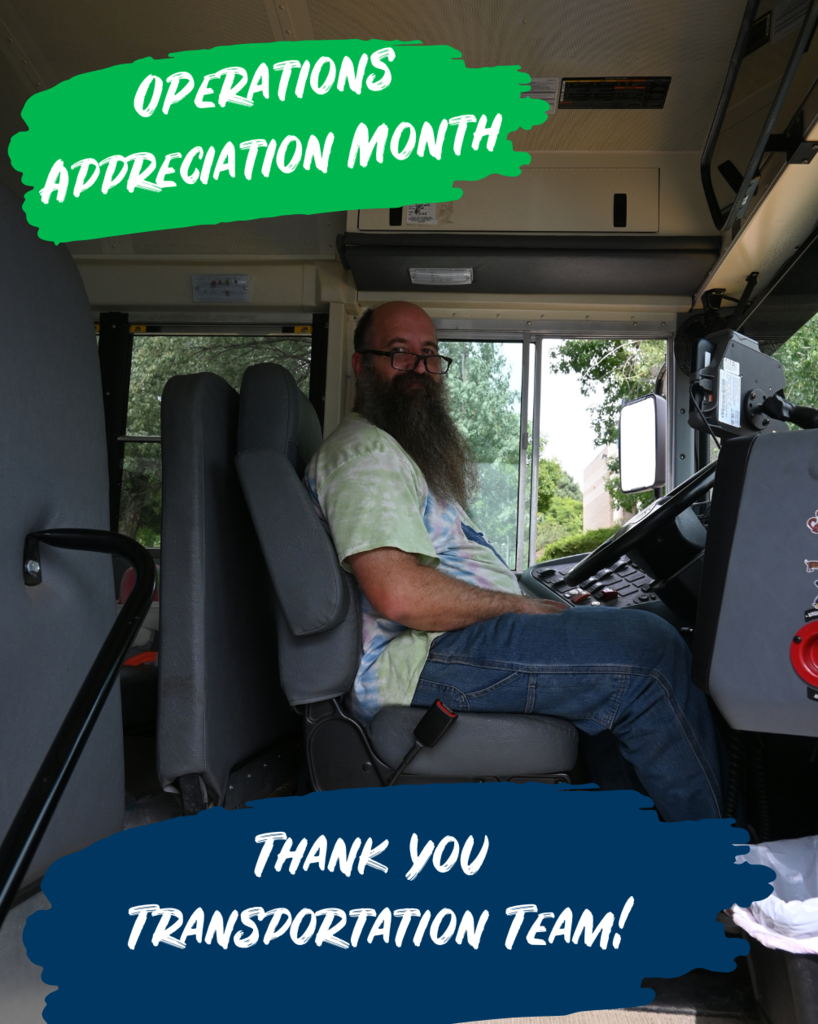 bus driver smiles