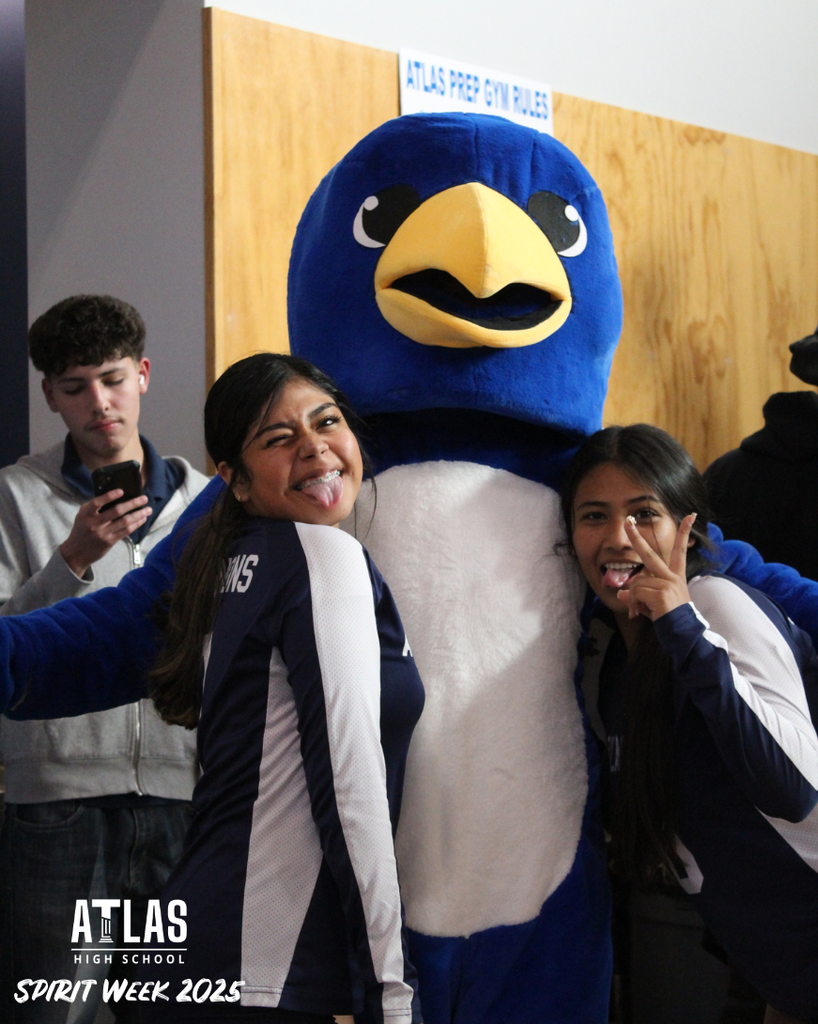 students smile in costume