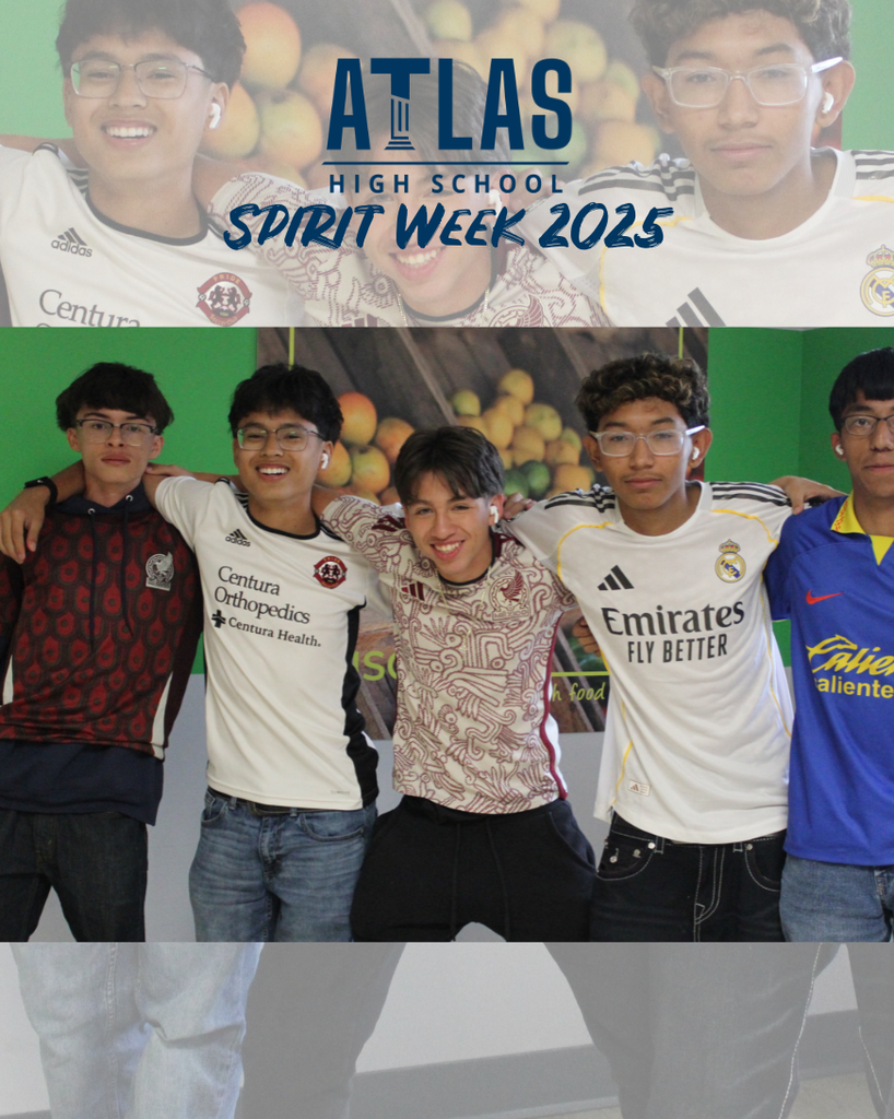 students smile in costume