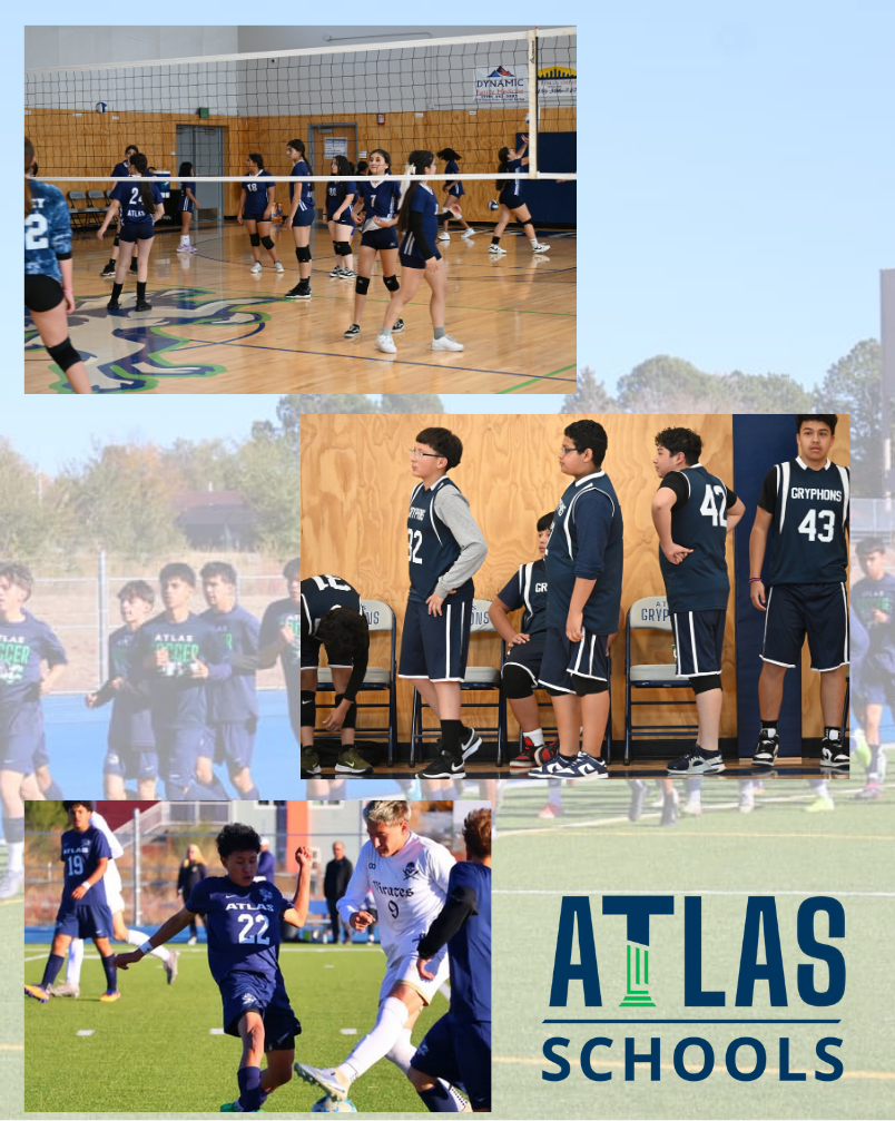 Students playing sports