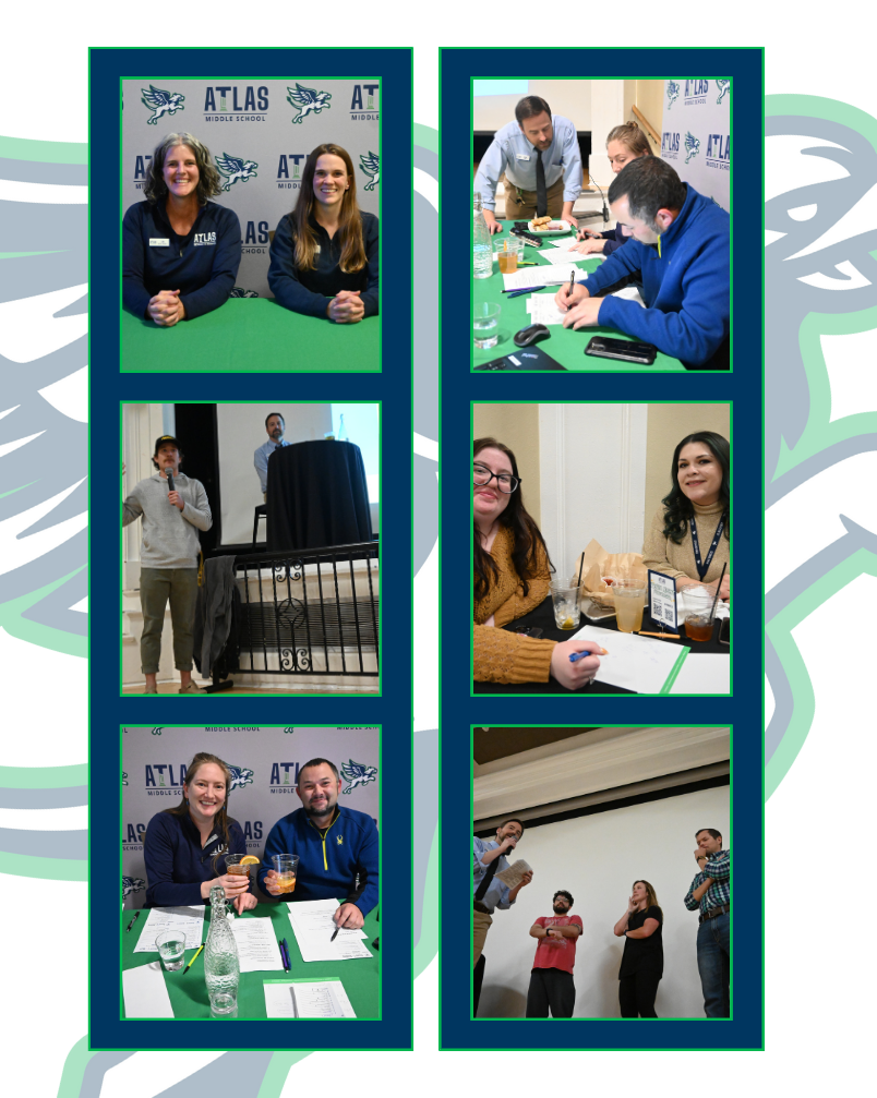 people smile and have fun during trivia night