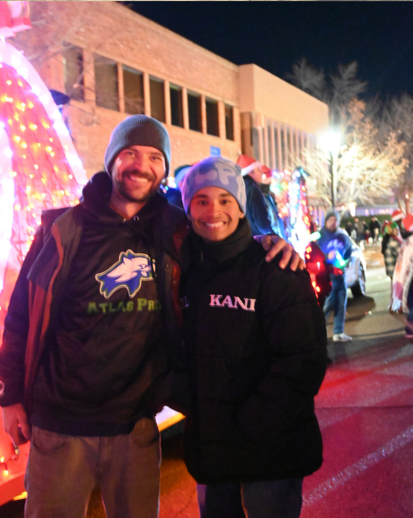 Joe and sam, creators of the float