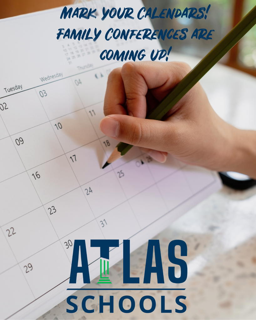 Hand writing on a calendar