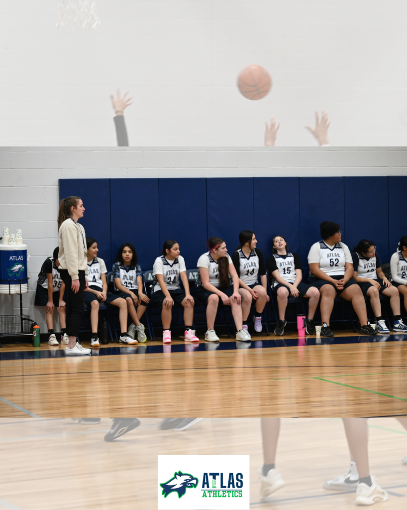Girls playing basketball