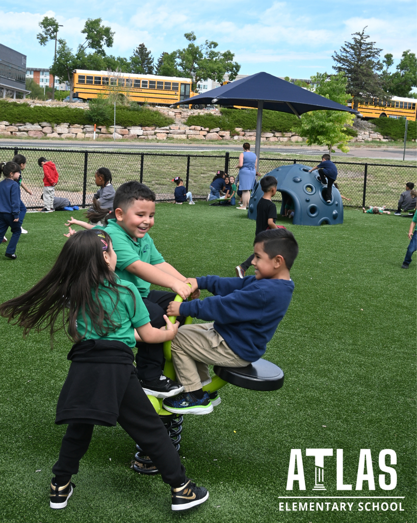 students play on playground