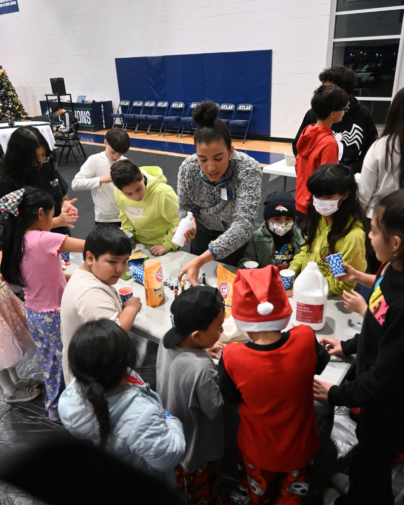 students create their own slime