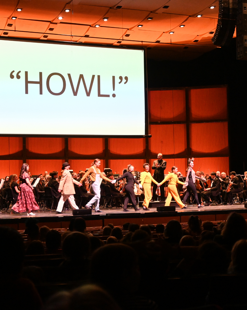 dancers smile on stage