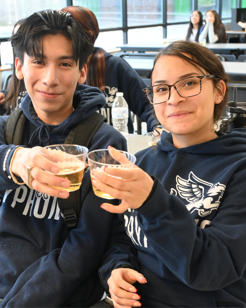 students toast