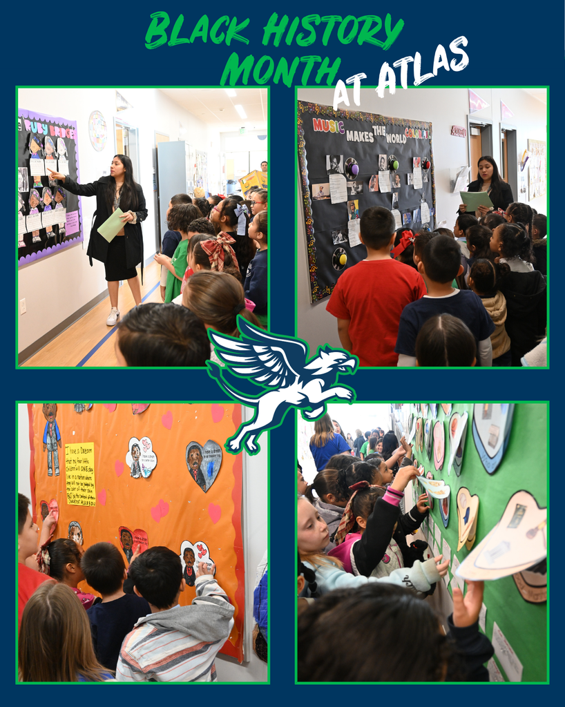 students explore bulletein boards