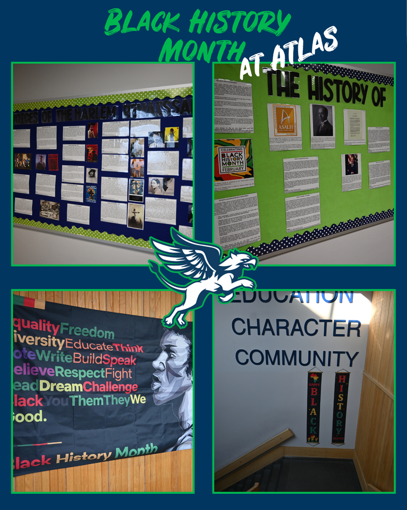 Bulletein boards around the high school