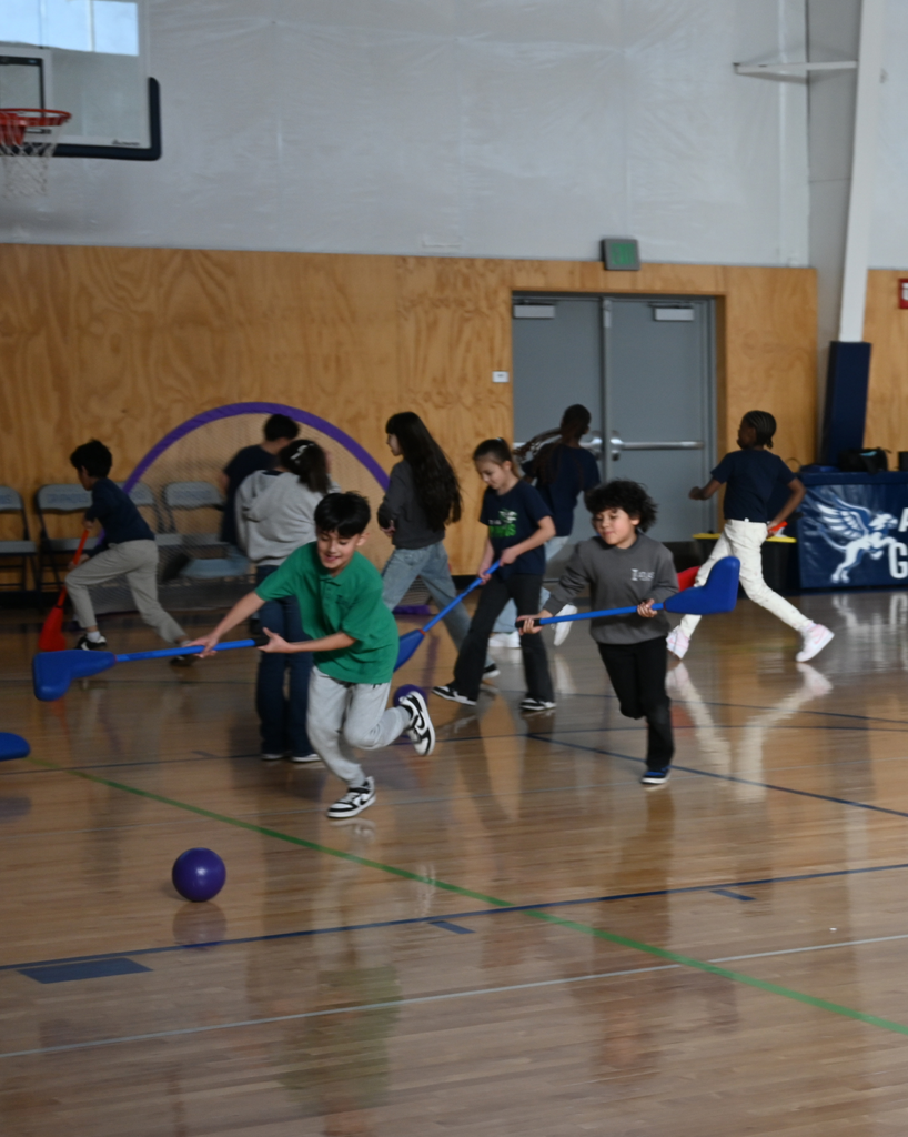 pirate hockey players enjoy the game