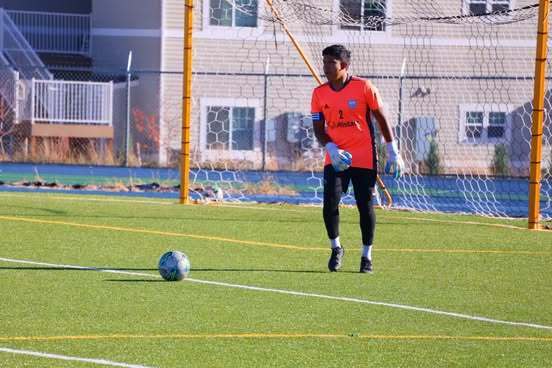 Atlas students play soccer