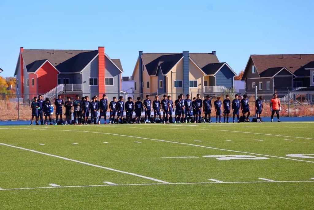 Atlas students play soccer