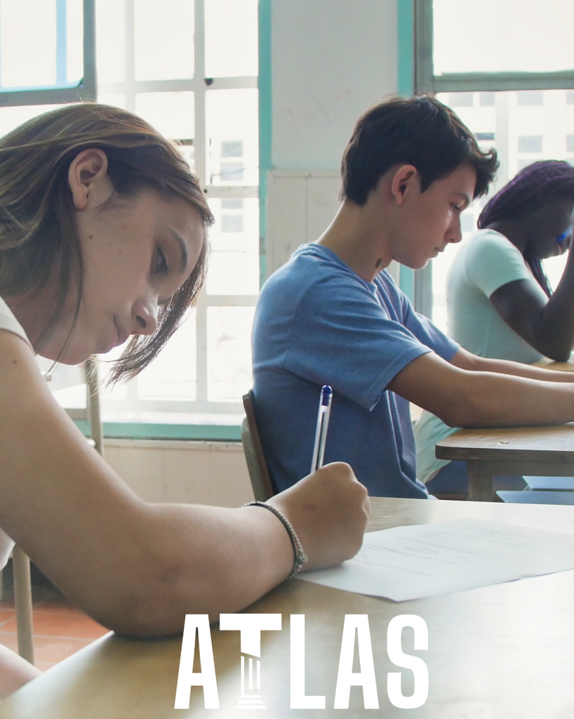 students taking tests