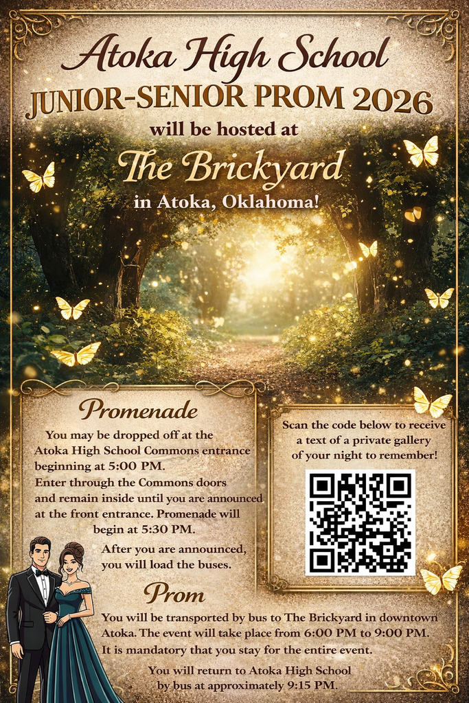 A flyer instructing students in regards to Prom!