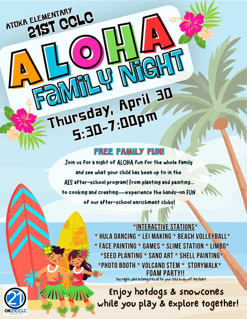 21st CCLC ALOHA FREE FAMILY NIGHT
