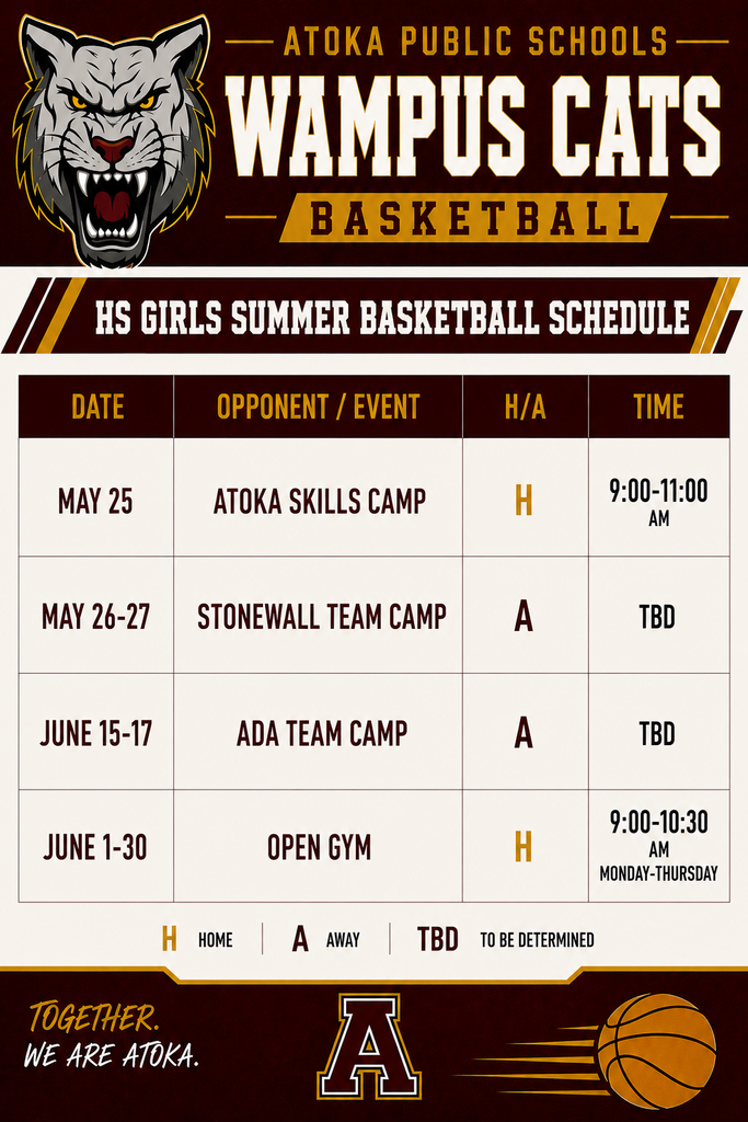 H.S. Girls Summer Basketball Schedule