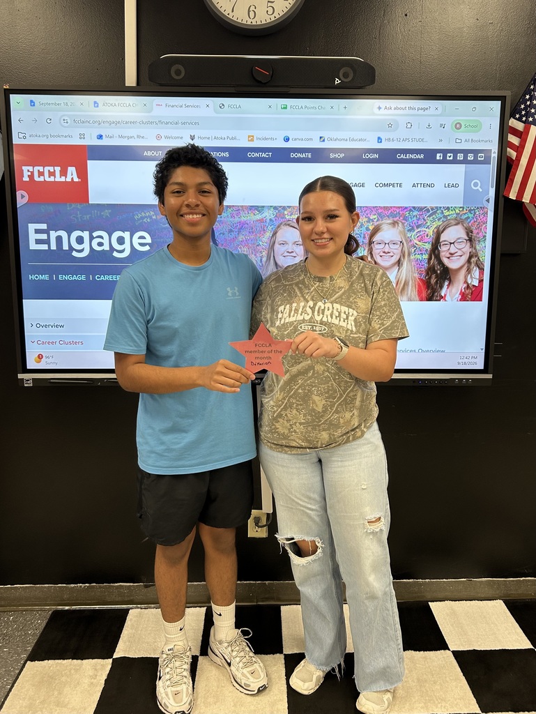 FCCLA student of the month