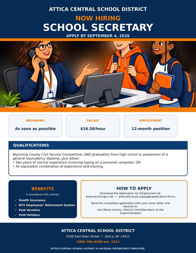 Middle School Secretary