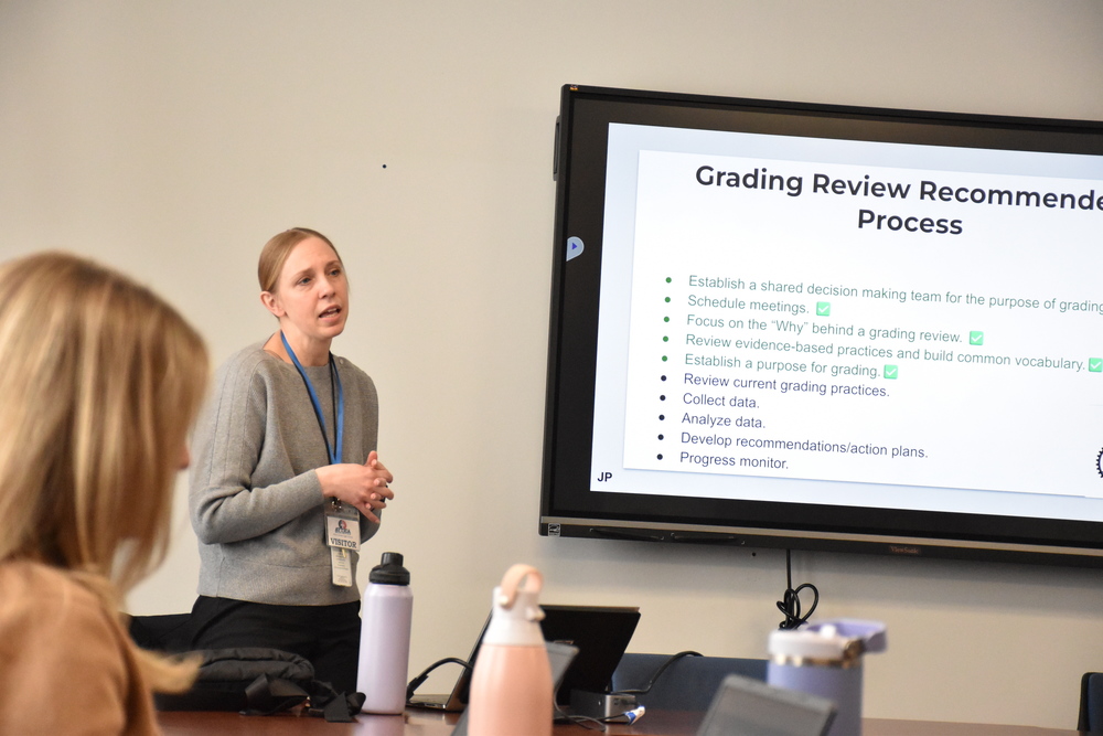 Grading committee meeting.