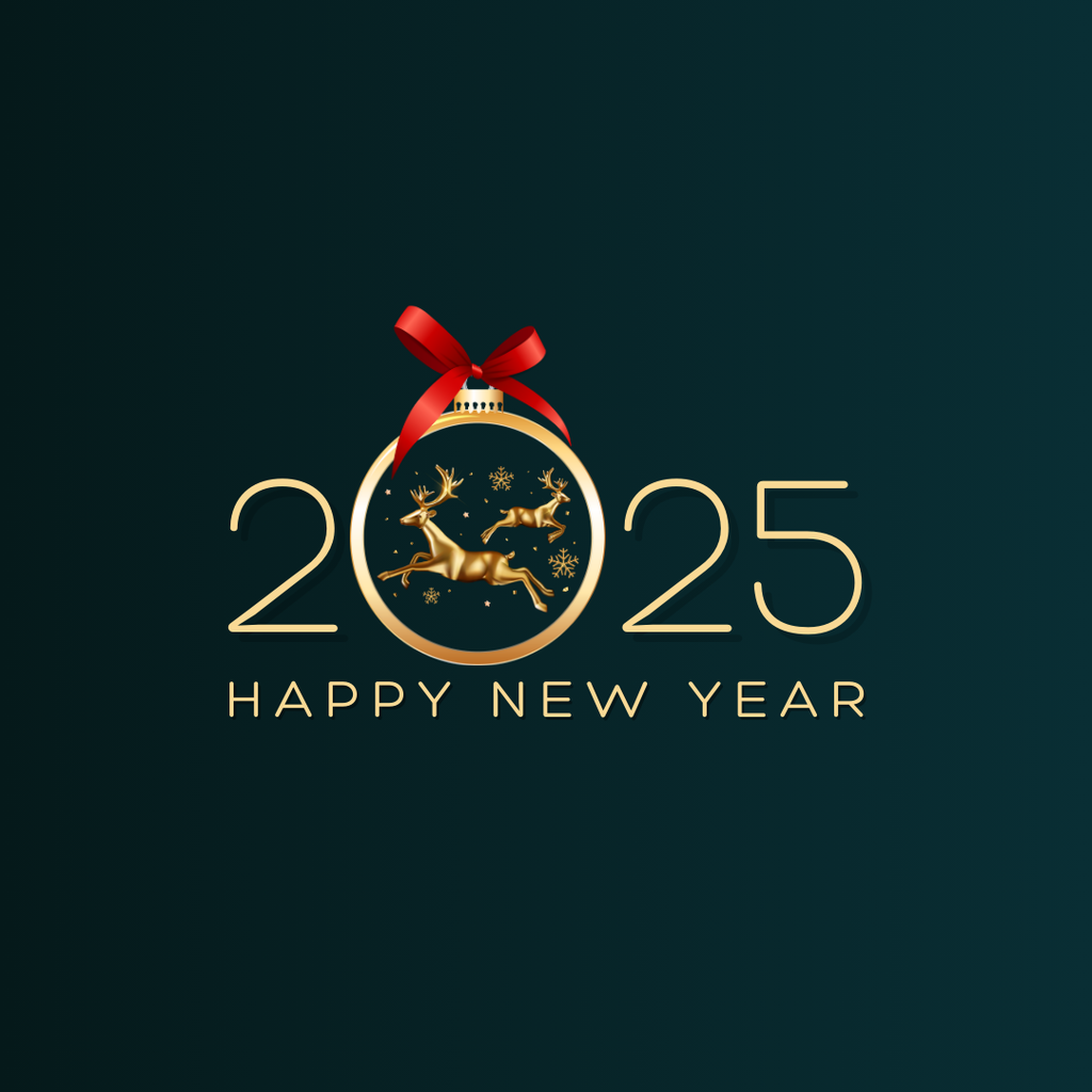 Happy New Year graphic.