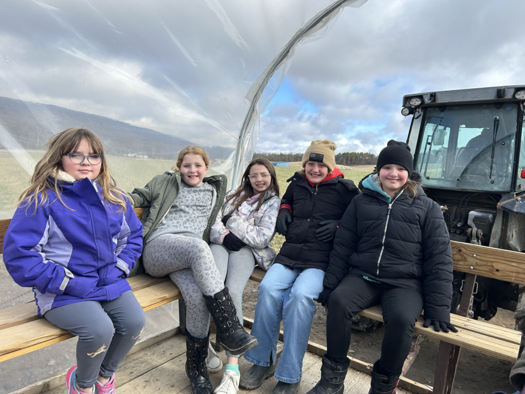 Scenes from fourth graders’ field trip to Merle Maple Wednesday.