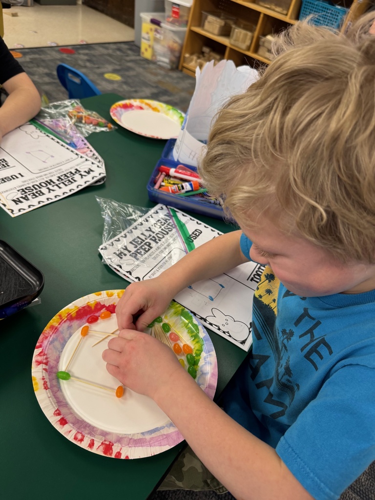 Scenes from Peep Day in Audra Landis’ kindergarten class.