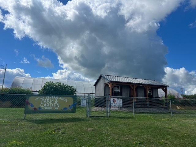 Outside classroom.