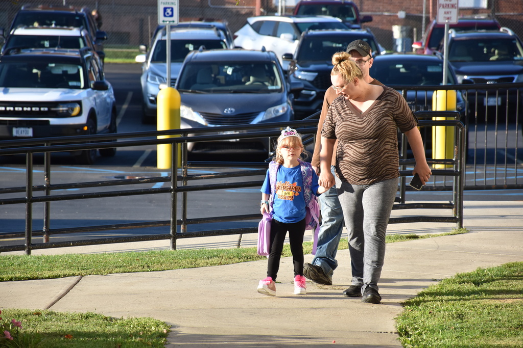 Scenes from the first day of the 2025-26 school year at Attica Elementary School. 