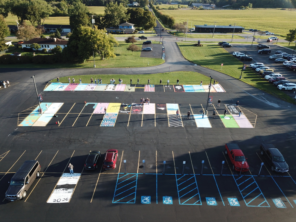 Senior parking spots.