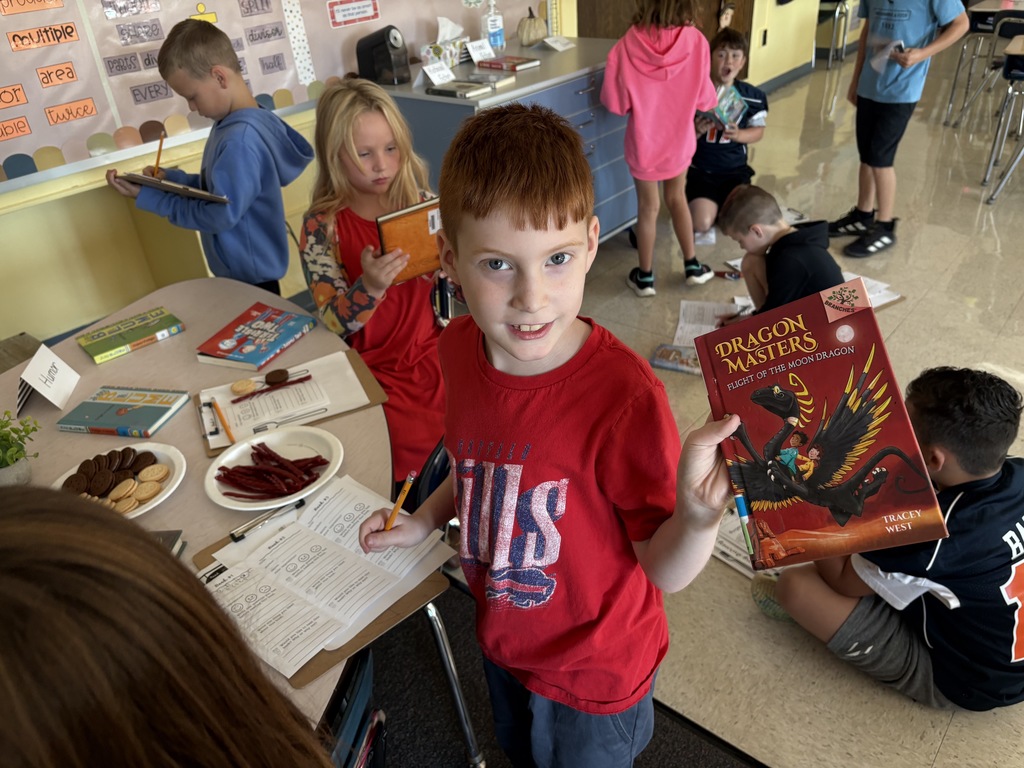 Scenes from Brittny Vigneri’s and Lauren Kocher’s book tasting event at Attica Elementary School last week. 