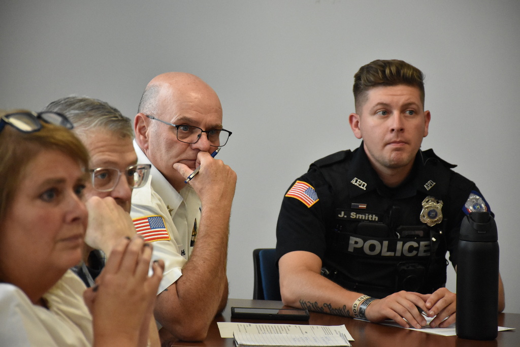 Scenes from our district’s health and safety committee meeting last week. 