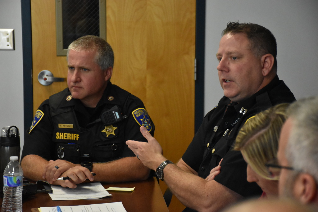 Scenes from our district’s health and safety committee meeting last week. 
