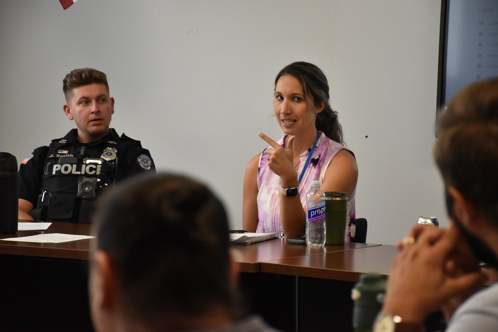 Scenes from our district’s health and safety committee meeting last week. 
