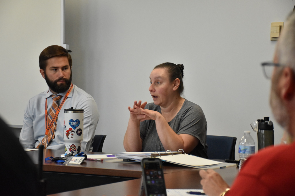 Scenes from our district’s health and safety committee meeting last week. 