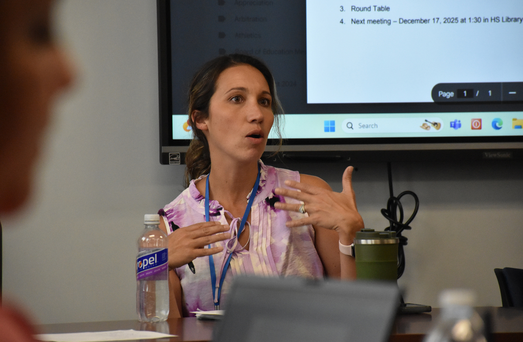 Scenes from our district’s health and safety committee meeting last week. 