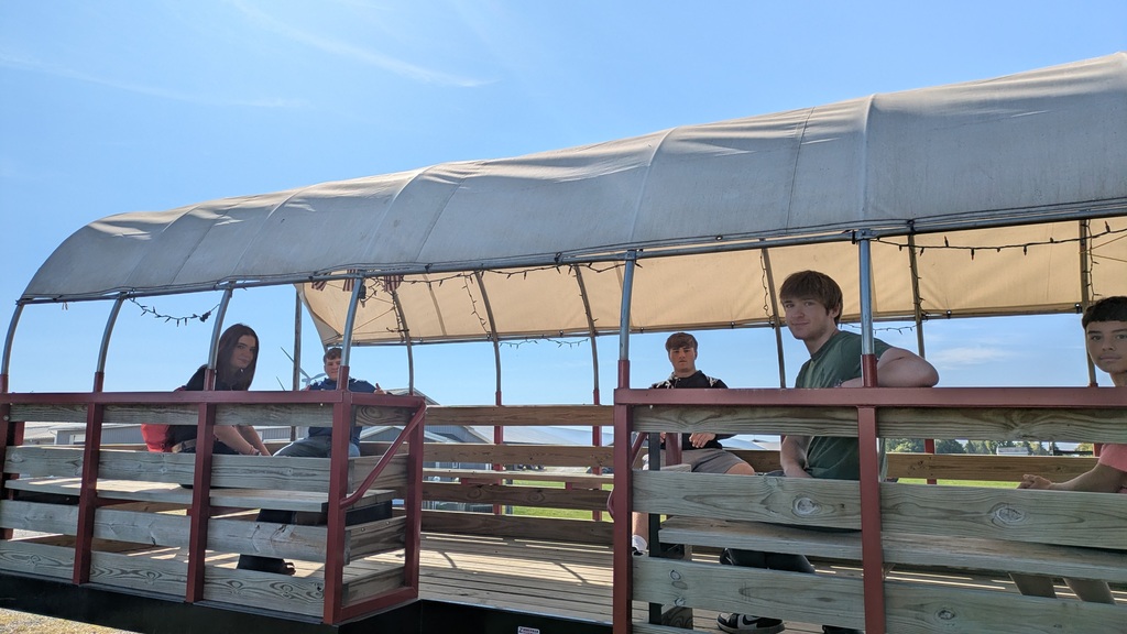 Scenes from sophomores’ field trip to Breezyhill Dairy Farms last week. 