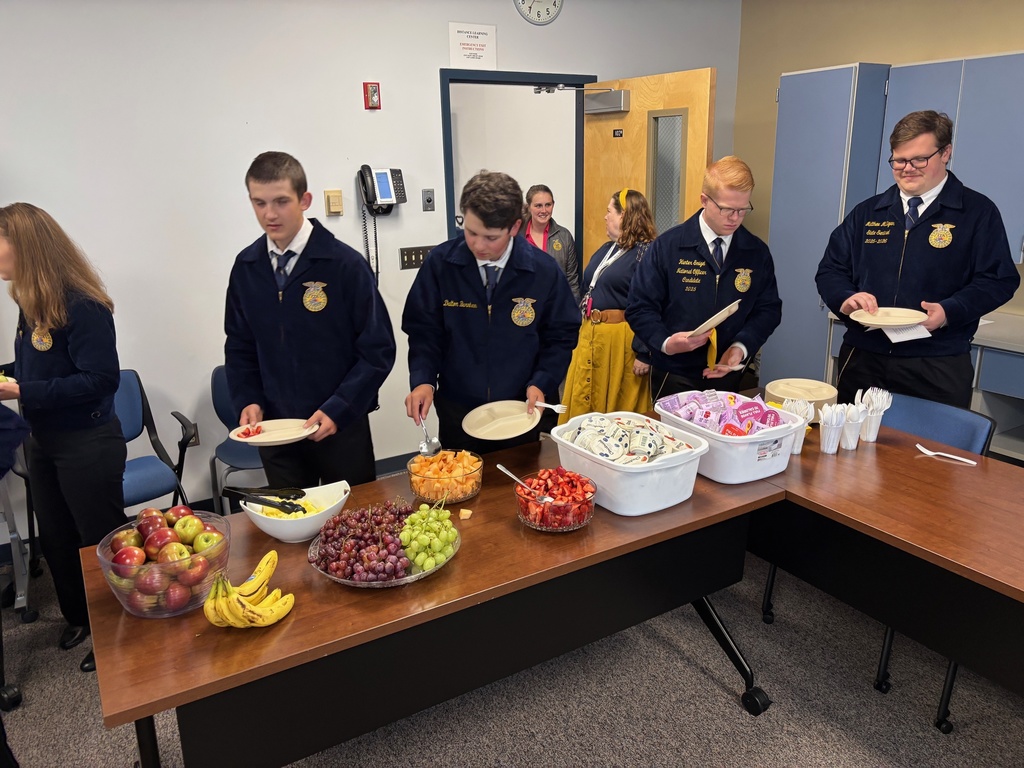 Scenes from the FFA state officers’ visit to Attica last week.