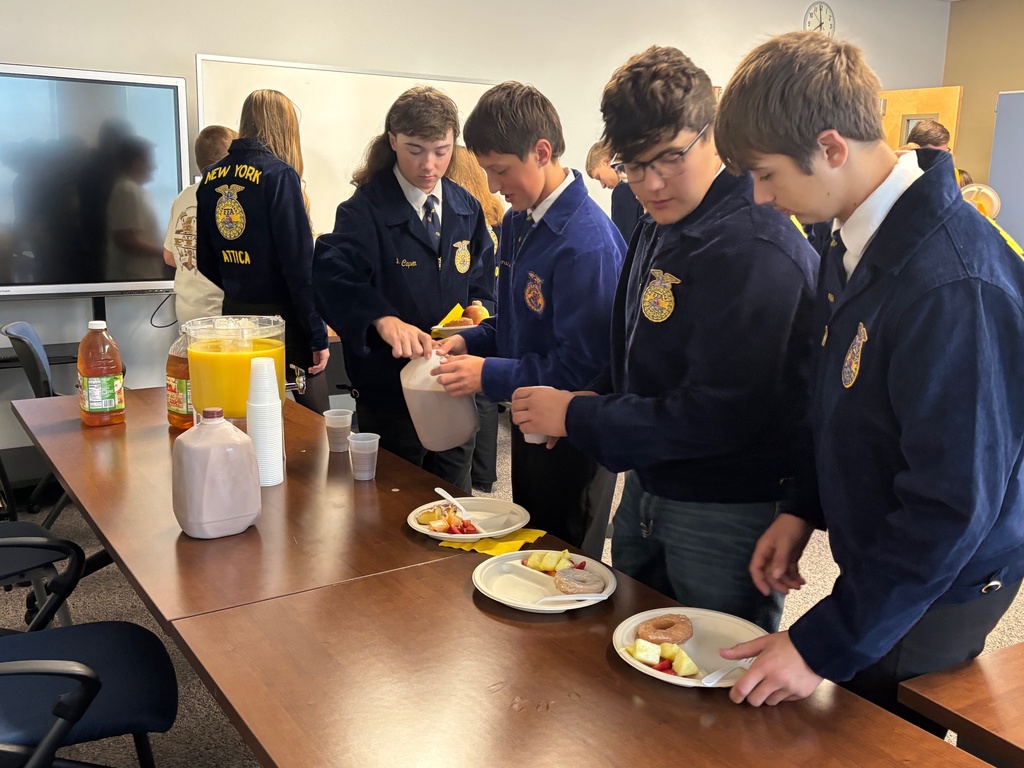 Scenes from the FFA state officers’ visit to Attica last week.